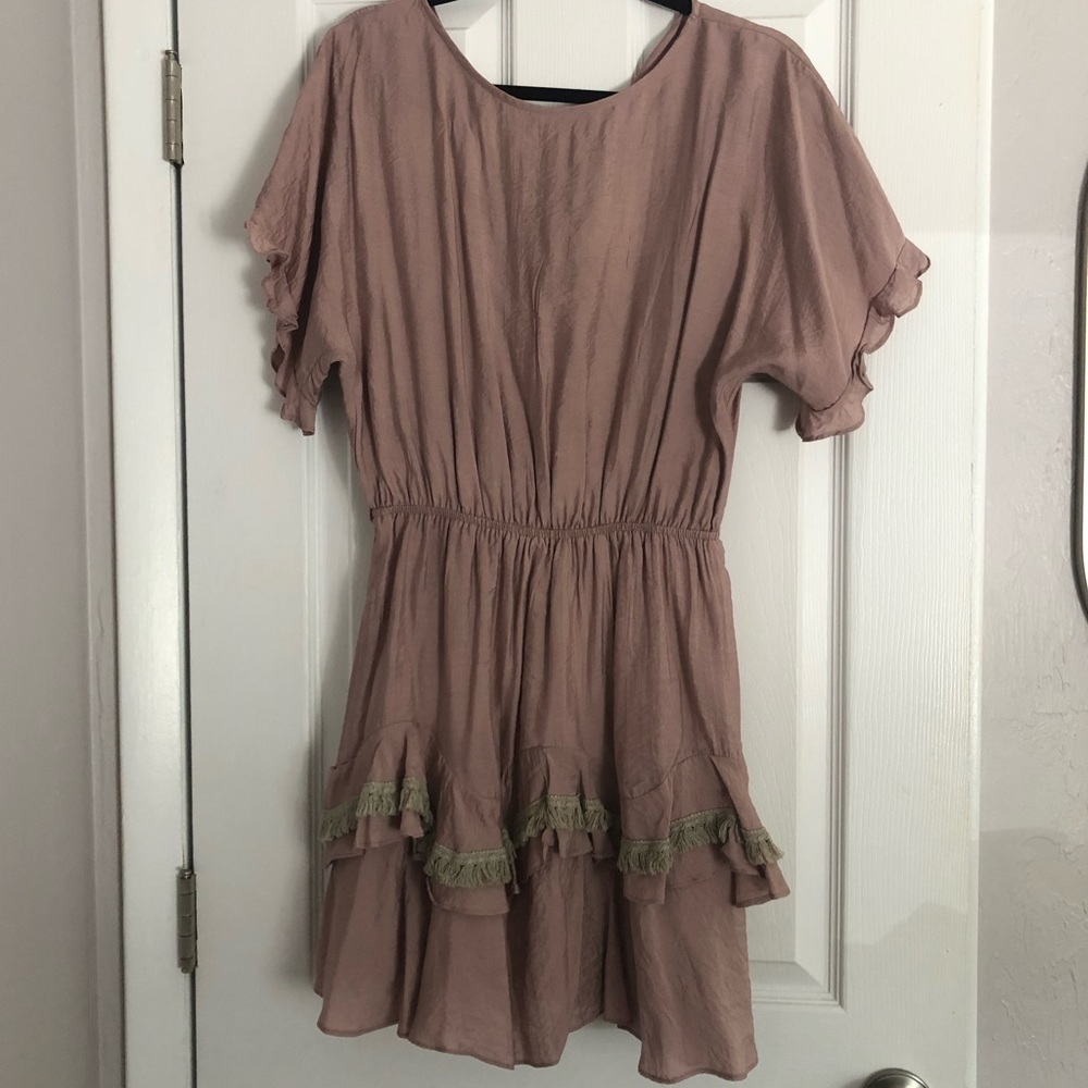 Purple Flowy Dress